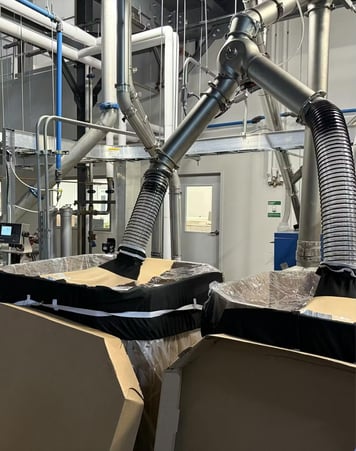 Pellet production at the Premix facility