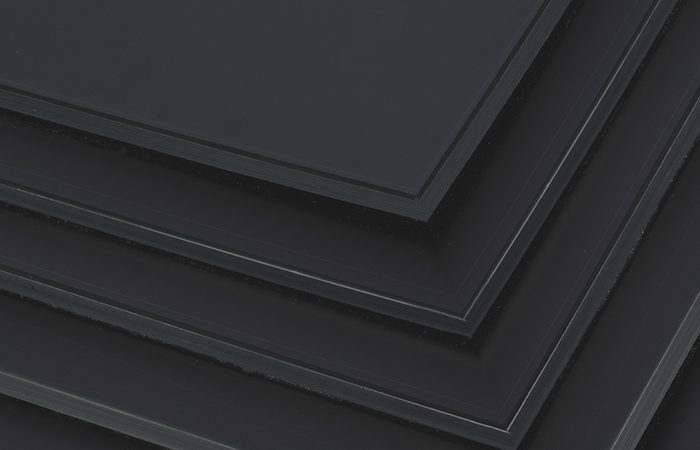 schwarze Kunststoffplatten; Shutterstock ID 740087905; purchase_order: Platten